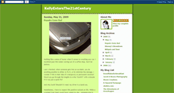 Desktop Screenshot of kellyentersthe21stcentury.blogspot.com