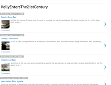 Tablet Screenshot of kellyentersthe21stcentury.blogspot.com