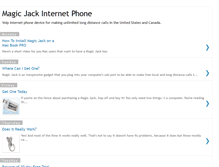 Tablet Screenshot of magicjackinternetphone.blogspot.com