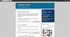 Desktop Screenshot of frasespucp.blogspot.com