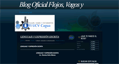 Desktop Screenshot of flojosvagosyestudiantesdelaucvcagua.blogspot.com