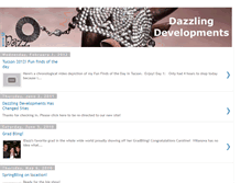 Tablet Screenshot of dazzling-developments.blogspot.com
