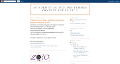 Desktop Screenshot of desfemmescontentsurlasecu.blogspot.com