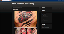 Desktop Screenshot of free-football-streaming.blogspot.com