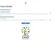 Tablet Screenshot of myonlinedreambuilder.blogspot.com