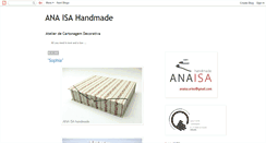 Desktop Screenshot of anaisaartes.blogspot.com