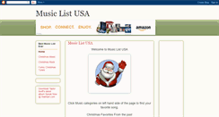 Desktop Screenshot of musiclistusa.blogspot.com