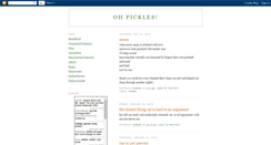 Desktop Screenshot of oh-pickles.blogspot.com