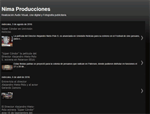 Tablet Screenshot of nimaproducciones.blogspot.com