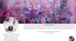 Desktop Screenshot of bostonianlibrary.blogspot.com