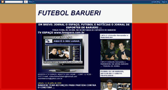 Desktop Screenshot of futebolbarueri.blogspot.com