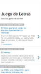 Mobile Screenshot of juegodeletras0.blogspot.com