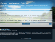 Tablet Screenshot of escuelalascanteras.blogspot.com