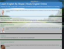 Tablet Screenshot of learnenglishbyskypestudyenglishonline.blogspot.com