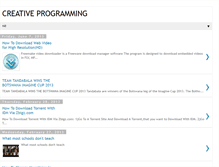 Tablet Screenshot of creative-source.blogspot.com