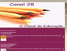 Tablet Screenshot of canaldirec28.blogspot.com