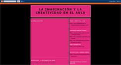 Desktop Screenshot of laimaginacionylacreatividadenelaula.blogspot.com