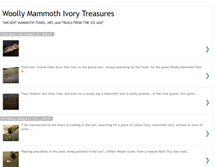 Tablet Screenshot of mammoth-treasures.blogspot.com