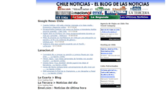 Desktop Screenshot of chilenoticiasonline.blogspot.com