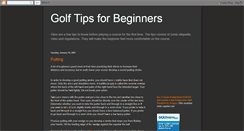 Desktop Screenshot of golf-basics-di.blogspot.com