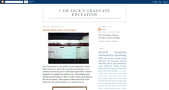 Desktop Screenshot of iamjacksgraduateeducation.blogspot.com