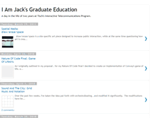 Tablet Screenshot of iamjacksgraduateeducation.blogspot.com