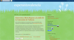 Desktop Screenshot of esperantovalencia.blogspot.com