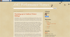 Desktop Screenshot of jmtperformancehorses.blogspot.com