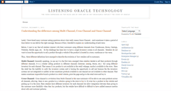 Desktop Screenshot of listeningoracle.blogspot.com