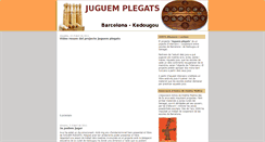 Desktop Screenshot of juguemplegats.blogspot.com