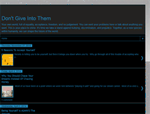Tablet Screenshot of dontgiveintothem.blogspot.com