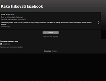 Tablet Screenshot of hakovanjefacebookalako.blogspot.com