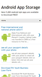 Mobile Screenshot of androidappstorage.blogspot.com