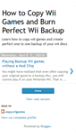 Mobile Screenshot of learnhowtocopywiigames.blogspot.com