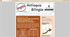 Desktop Screenshot of bilinguismoantioquia.blogspot.com