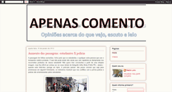 Desktop Screenshot of apenascomento.blogspot.com