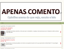 Tablet Screenshot of apenascomento.blogspot.com