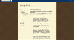 Desktop Screenshot of econpolitech.blogspot.com