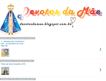 Tablet Screenshot of devotosdamae.blogspot.com