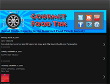 Tablet Screenshot of gourmetfoodtrucks.blogspot.com