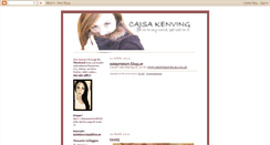 Desktop Screenshot of cajsakenving.blogspot.com