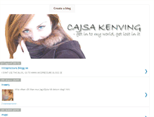 Tablet Screenshot of cajsakenving.blogspot.com