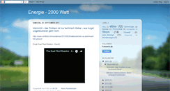 Desktop Screenshot of 2000-watt.blogspot.com
