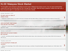 Tablet Screenshot of malaysia-klse.blogspot.com