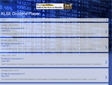 Tablet Screenshot of klsedividendplayer.blogspot.com
