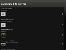 Tablet Screenshot of condemned2befree.blogspot.com