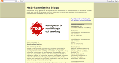 Desktop Screenshot of msbkommitten.blogspot.com