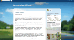 Desktop Screenshot of obesidadenmexico2.blogspot.com