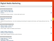 Tablet Screenshot of digitalmediamarketingupdates.blogspot.com
