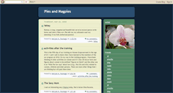 Desktop Screenshot of pieandmagpie.blogspot.com